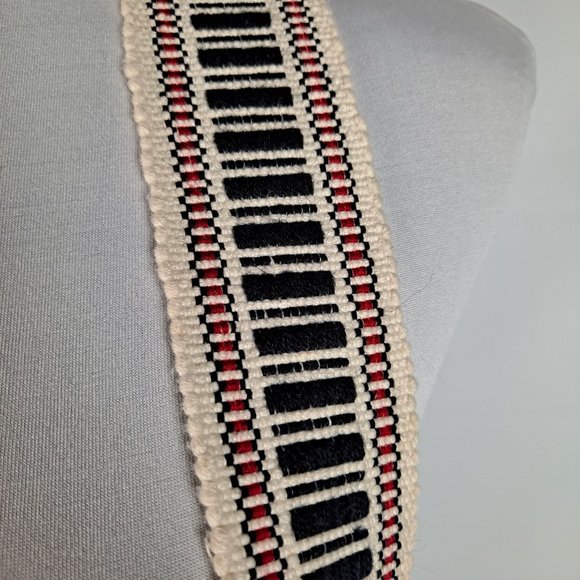 Boho Woven Wool Tribal Crossbody Messenger Bag - Picture 4 of 5